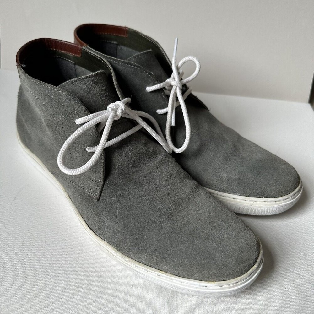 Leather Suede Casual Shoes Kenneth Cole Reaction Size 9.5